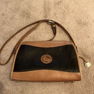 Dooney and Bourke Shoulder Purse navy pebble all-weather leather Crossover Bag